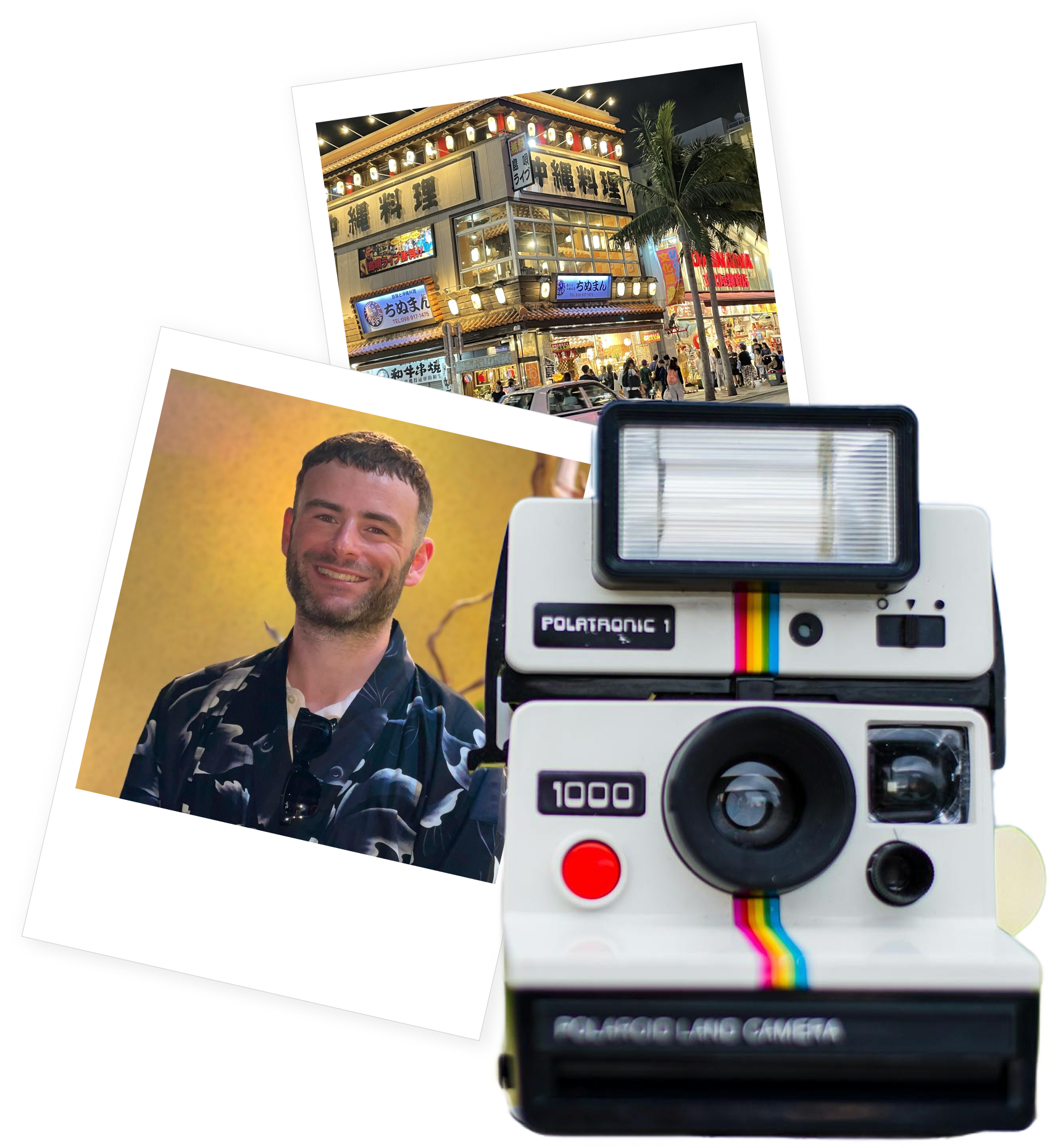 Jacob Stone, and a street in Okinawa, Japan