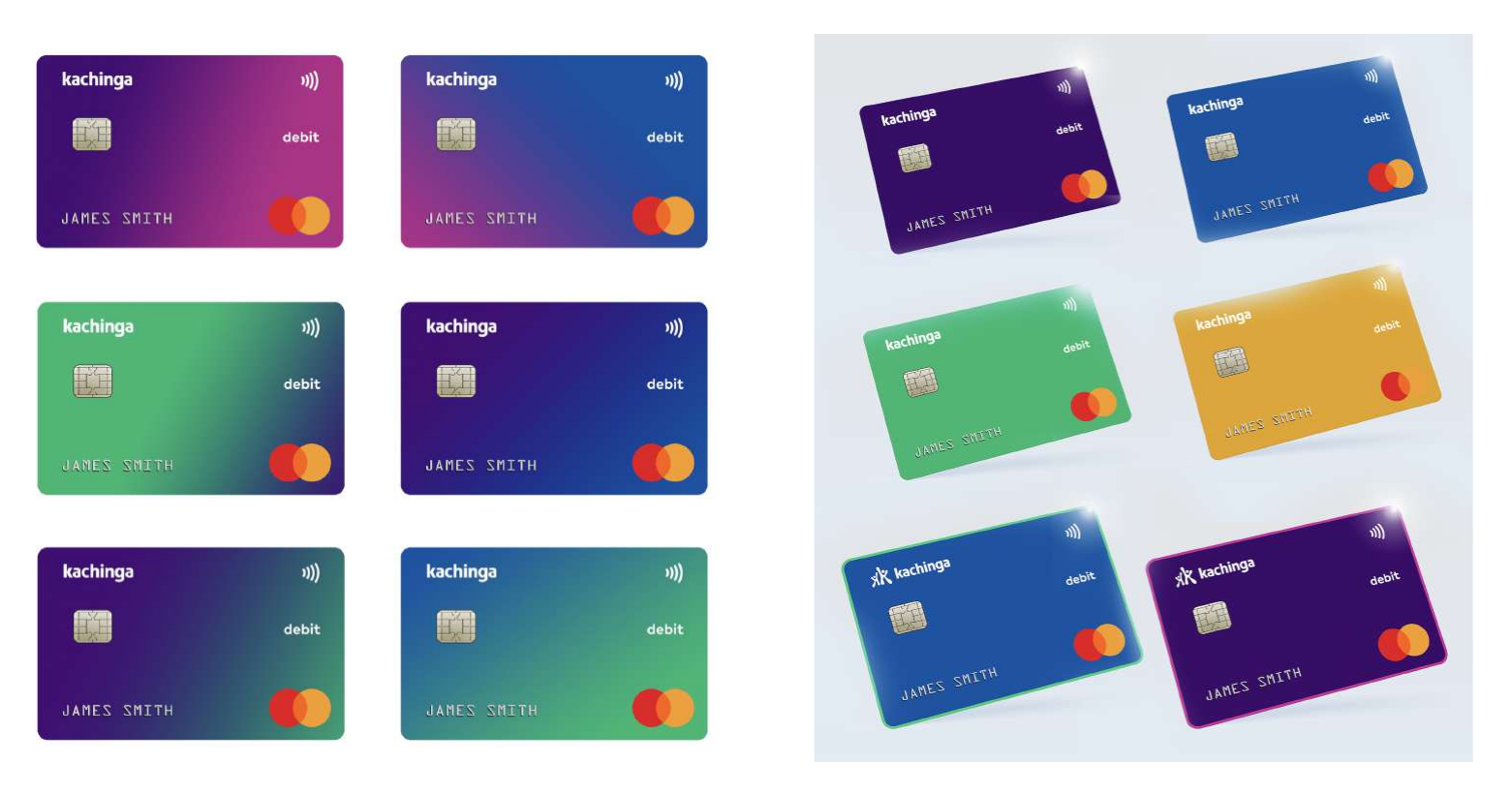 Kachinga card design options